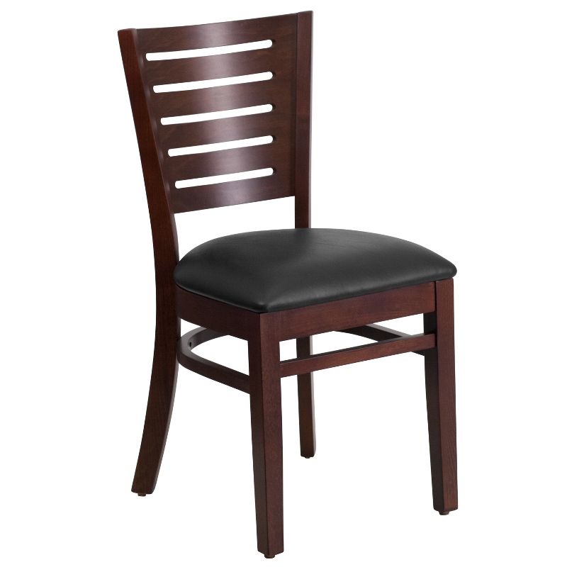 Flash Furniture Slat Back Wooden Restaurant Chair, 1 of 12