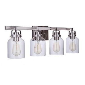 Craftmade Lighting Foxwood 4 - Light Vanity in  Brushed Polished Nickel - 1 of 2