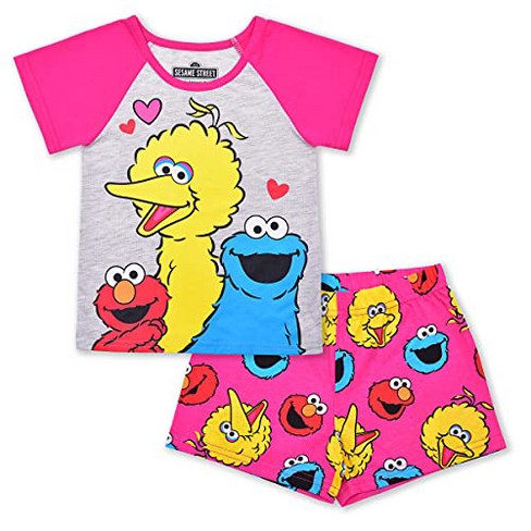 Sesame Street Fleece Throw Big Bird Elmo Cookie Monster 