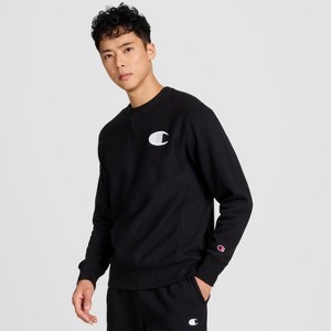 優里　YUURI Champion Crewneck Sweatshirt Champion Adult Sizing Iconic Embroidered Crewneck Sweatshirt : Target