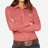 Women's Wo's Arenaflex Long Sleeve Button Down Shirt - CINCH - 3 of 3