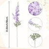 REGALWOVEN Home Wedding Delphinium Silk Realistic Artificial Flowers 33.8" 10 Pcs - 4 of 4