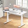Infurnic Desks Ergonomic Standing Desk, Height Adjustable Computer Desk with Control Panel, White, 23.62"*28"*48" - 3 of 4