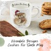 Royal Worcester 14oz Cookies for Santa Winter Mug with Hamster Art - Holiday Coffee Mug, Festive Fine Bone China Christmas Mug - image 2 of 4