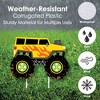 Big Dot of Happiness Smash and Crash - Monster Truck - Yard Sign and Outdoor Lawn Decorations - Boy Birthday Party Yard Signs - Set of 8 - 3 of 4