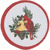 Park Designs Holiday Cardinal Love Trivet 8" Dia - 2 of 4