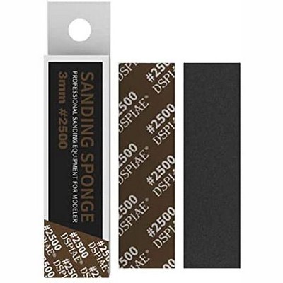 DSPIAE SS3-2500 Hobby Sanding Sponge #2500 Grit 3mm 5pc