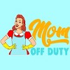 Women's Design By Humans Mom Off Duty Cartoon By savariya Racerback Tank Top - 2 of 2