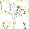 Kate Aurora 2 Piece Shabby Chic Cherry Blossom Designed Airy Sheer Rod Pocket & Back Tab Curtain Panels - 2 of 3