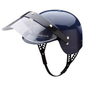Dress Up America Police Helmet with Transparent Visor for Kids - 1 of 4
