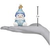 Old World Christmas Blown Glass Ornament for Christmas Tree, Snow Baby Boy - 4 of 4