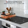 GASLAND CH905BF34A 36 Inches 5 Burners Built-in Ceramic Electric Cooktop, 240 V 9200 W, ETL Certificated, Touch Control - 4 of 4