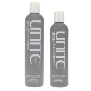 UNITE Hair Re:Unite Shampoo 10 oz & Re:Unite Conditioner 8 oz Combo Pack - 1 of 4