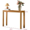Kings Brand Furniture Russel Console Table - Modern Entryway Sofa Table, Behind The Couch, Hallway, Living Room - 2 of 4