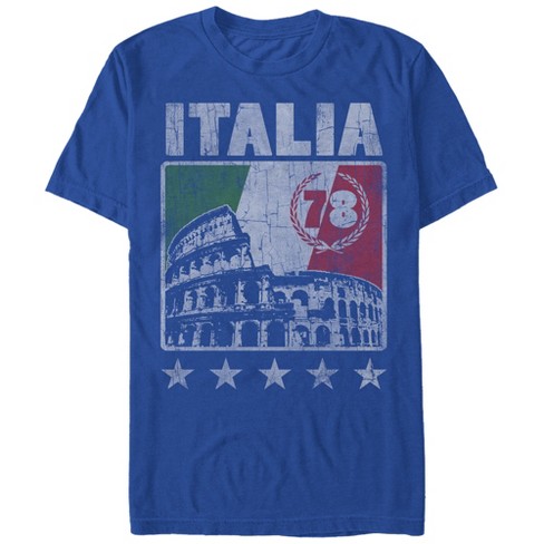 Primitiv igen web Men's Lost Gods Italy Flag Colosseum T-shirt : Target