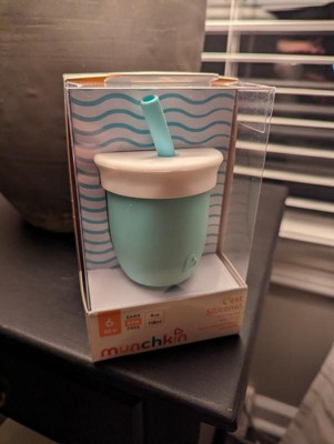 Munchkin C'est Silicone Mint Cup With Straw, 4 Oz