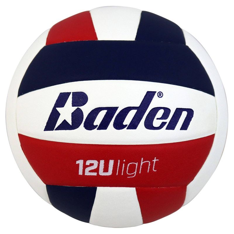 Baden Youth Series 12U Light Volleyball - Red/White/Blue, 1 of 5