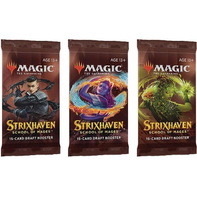 Magic the Gathering 3 Packs MTG Draft Booster Pack Lot MTG Strixhaven