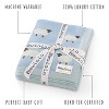 100% Luxury Cotton Knit Swaddle Receiving Blanket for Newborns and Infant Boys and Girls - 3 of 4
