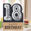 Big Dot of Happiness 18th Milestone Birthday - Happy Birthday Giant Greeting Card - Big Shaped Jumborific Card - 2 of 4