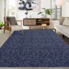 Washable Modern Solid Living Room Rugs, Soft Non Slip Contemporary Throw Bedroom Carpet, Large Dining Room Area Rugs - 2 of 4