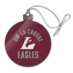 University of Wisconsin - La Crosse University Eagles Acrylic Christmas Tree Holiday Ornament - 1 of 4