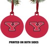 Youngstown State Primary Logo Aluminum Holiday Christmas Tree Ornament - 2 of 4