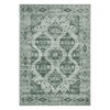 Area Rug Retro Boho Pattern Washable Ultra-Thin Non Slip Living Room Dining Bedroom & Office Dark Green - 2 of 4