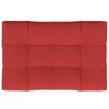 vidaXL Pallet Cushion Red 100% polyester 47.2"x31.5"x4.7 - 2 of 4