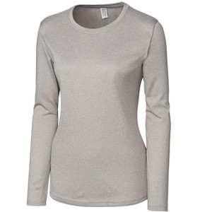 Clique Charge Active Womens Long Sleeve Tee - Light Grey Heather - 3X Large - 1 of 1