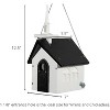 JCs Wildlife Chirping Church Wren and Chickadee Birdhouse - Cute Chapel Style with Predator Guard - 4 of 4