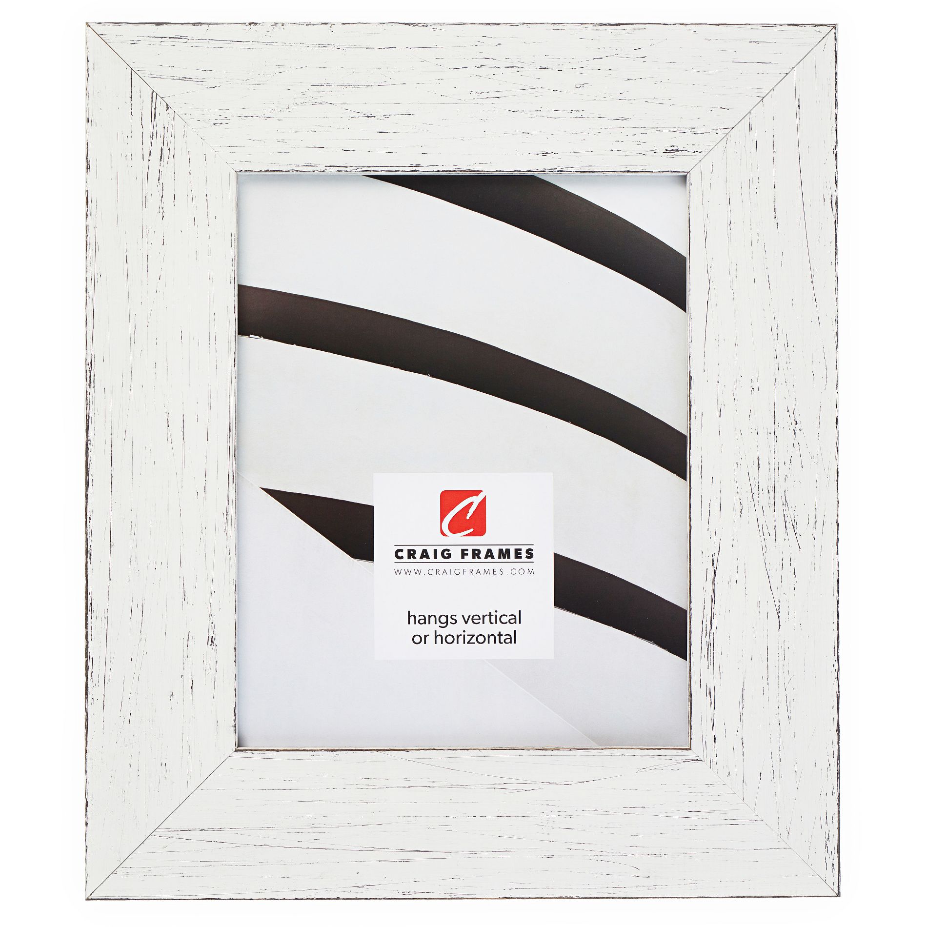 Jasper Wide Rustic Marshmallow White 11x14 inch Picture Frame