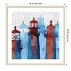 Amanti Art Lighthouse I  by Edward Selkirk Wood Framed Wall Art Print - 4 of 4