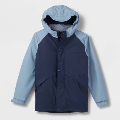 Kids' Solid 3-in-1 Rain Jacket - Cat & Jack™ Navy Xxl : Target