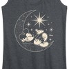 Women's - Disney - Mickey On Celestial Moon Graphic Racerback Tank - 2 of 4
