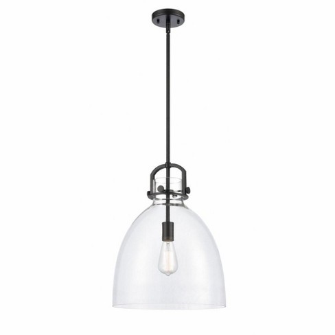 Innovations Lighting Newton Bell 1 - Light Pendant In Matte Black : Target