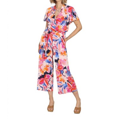 Women's Short Sleeve Jumpsuit - Veronica M