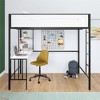 Novogratz Axel Loft Bed with Desk & Shelves - 3 of 4