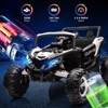 24V Ride On UTV Car for Kids, Remote Control, 200W Motors, LED Lights, USB Music, Spring Suspension - 4 of 4