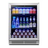 Yeego 24 Inch Wide 140-Cans Beverage Cooler, Soda Beer Drink Built-in Refrigerator - 2 of 4