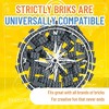 Strictly Briks Classic Bricks Starter Kit, Gray, 96 Pieces, 2x3 Studs, Compatible with All Major Brick Brands - 4 of 4