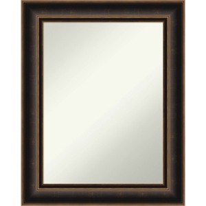 24"x30" Villa Wood Wall Mirror, Oil Rubbed Bronze Frame, No Assembly - Amanti Art - 1 of 4