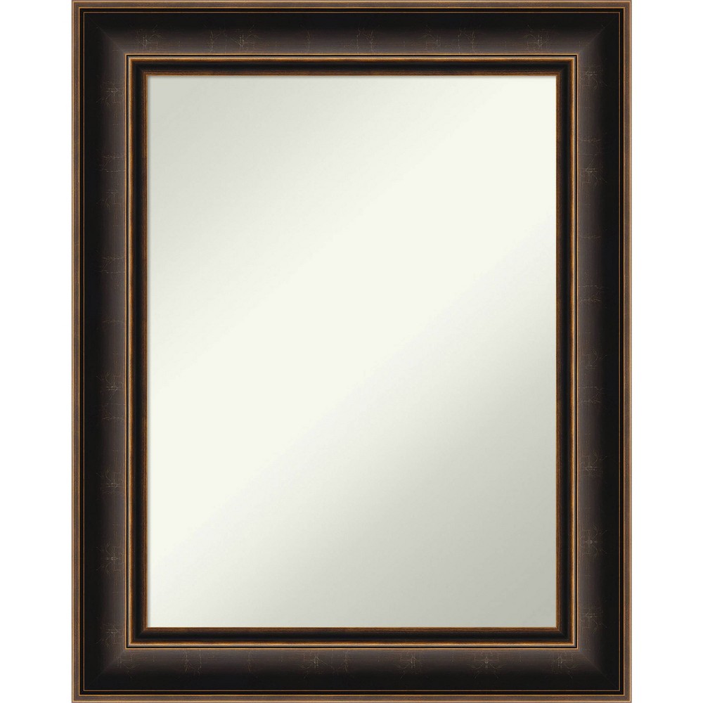 24x30 Villa Wood Wall Mirror, Oil Rubbed Bronze Frame, No Assembly - Amanti Art