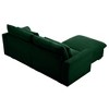 86.6" Corduroy Cloud L-Shaped Modular Sectional Sofa with Deep Seat & Storage Ottoman - 3 of 4