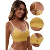 INSPIRE CHIC Women's Lace Trim Soft Cup Nursing Bras Wirefree Front Closure Breastfeeding Maternity Lingerie - 3 of 4