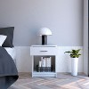 NicBex Modern Minimalist Nightstand with Drawer and Open Storage Shelf Bedside Table End Table for Bedroom, Living Room - 2 of 4