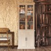 FUFU&GAGA Grey Modular Display Cabinet, Any Matching Assembly, Large Capacity Storage, Tempered Glass Door Showing Quality - 2 of 4