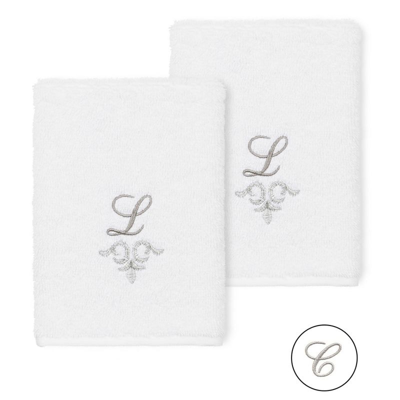Set of 2 Monogrammed Towels  - Linum Home Textiles, 1 of 4