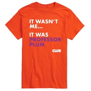 Men's - Clue - It Wasnt Me It Was Professor Plum Short Sleeve Graphic T-Shirt - 1 of 4