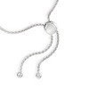 Ross-Simons 1.20 ct. t.w. Emerald and .20 ct. t.w. Diamond Bolo Bracelet in Sterling Silver Size - 3 of 4